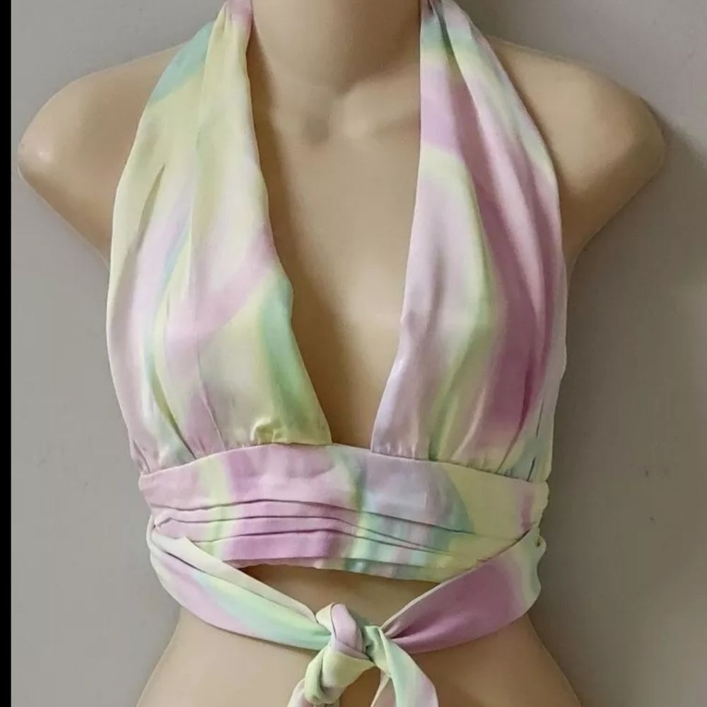 Zara Bikini Multicolor Top Bra Swimwear Womens‎ size Small